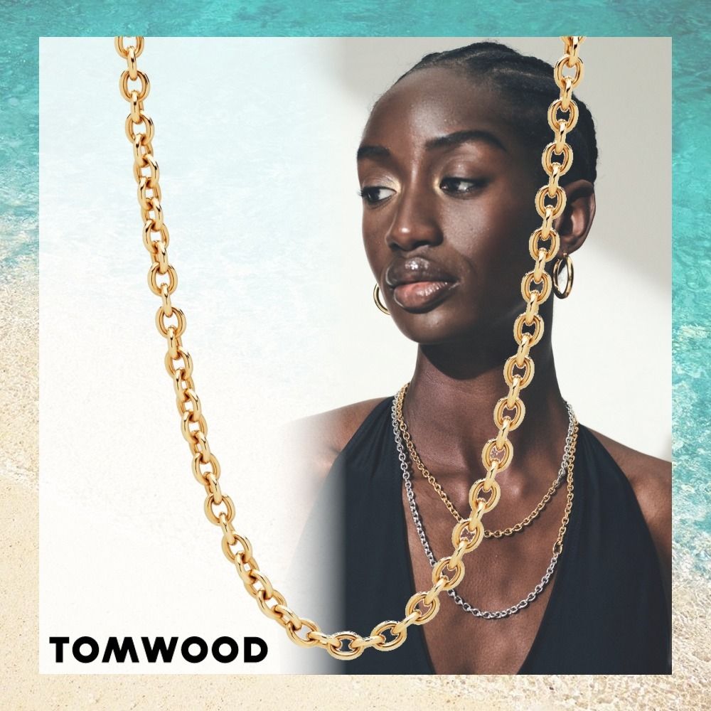 シンプル【Tom Wood】Ada Chain Gold 20.5inch (Tom Wood/ネックレス