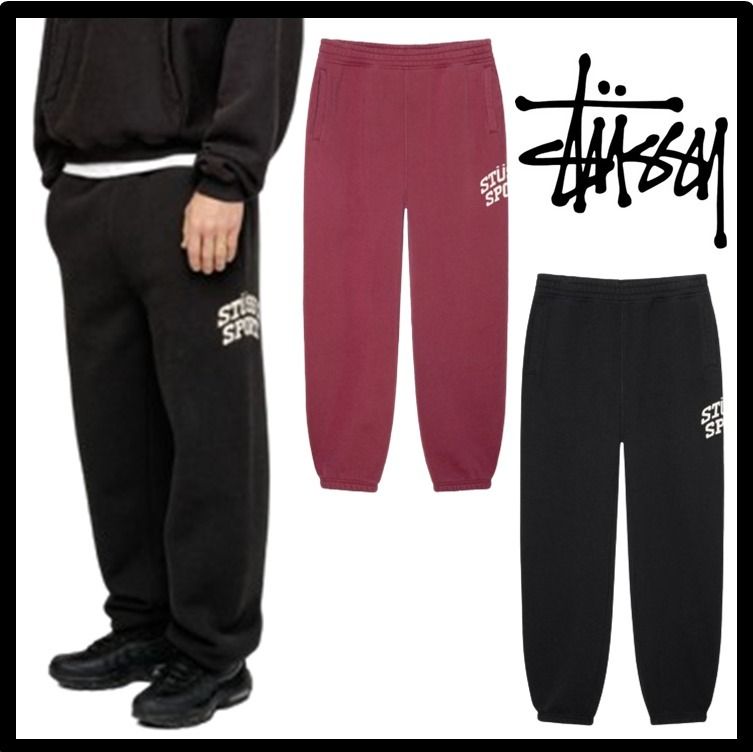 ☆関税込☆Stussy☆FLEECE PANT SPORT CRACKLE☆ (STUSSY/スウェット