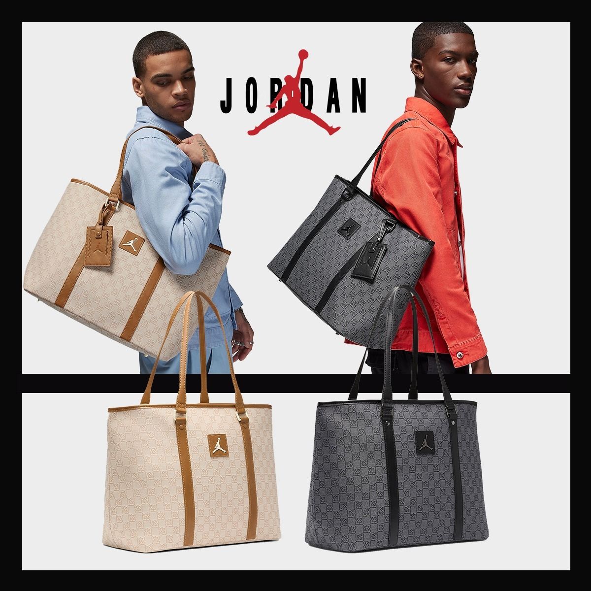Jordan】2024 モノグラム トートバッグ (32L)【送料込】 (Nike