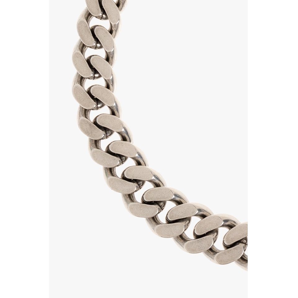 SAINT LAURENT メタルカーブチェーンネックレス (Saint Laurent