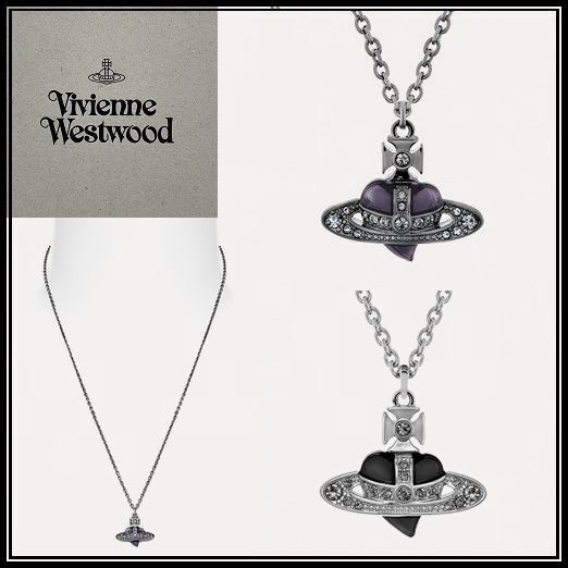 ◇Vivienne Westwood◇MAN DIAMANTE ハート ネックレス (Vivienne