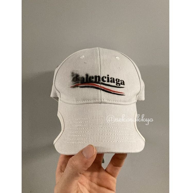 BALENCIAGA＊POLITICAL STENCIL CAP ベースボールキャップ＊送込