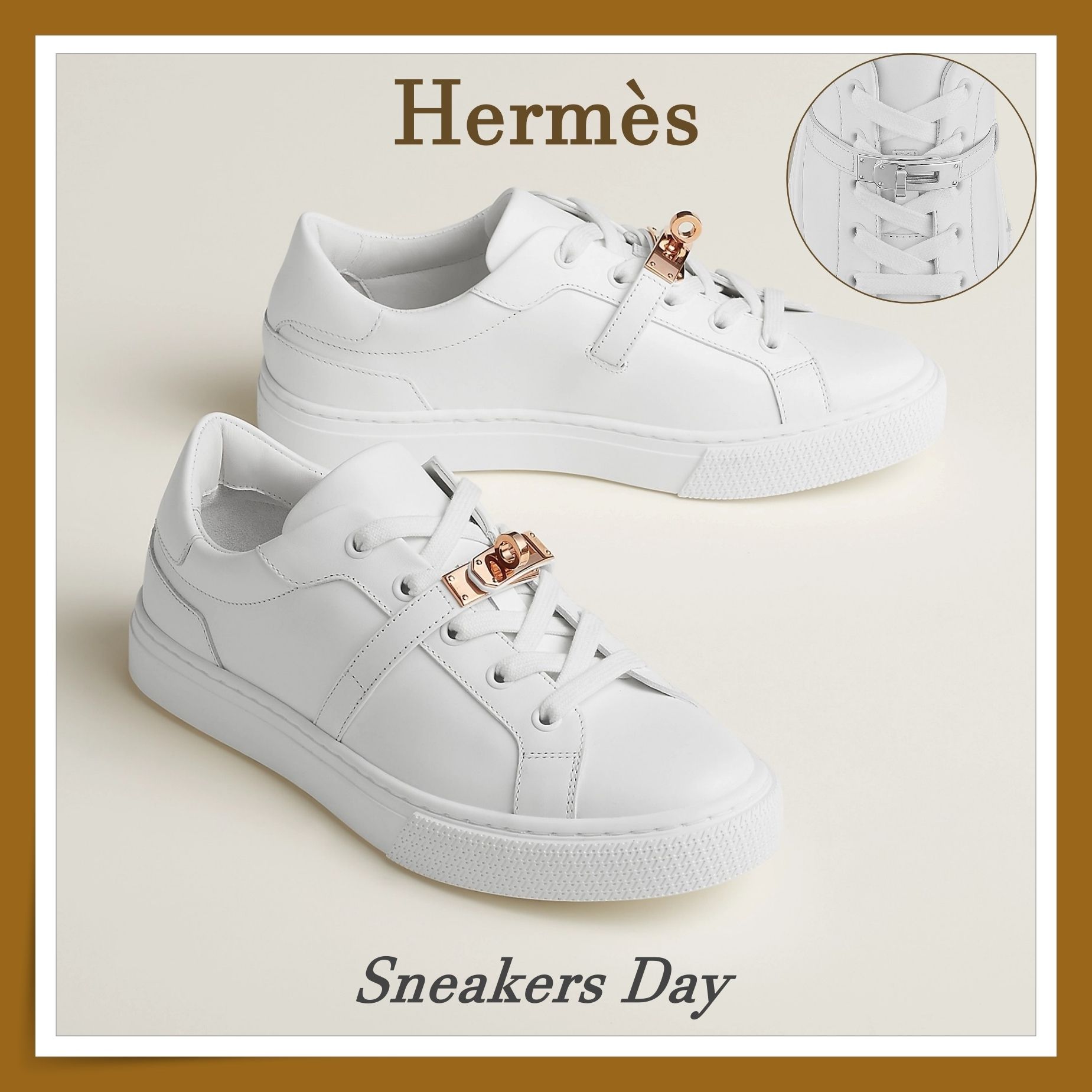 HERMES】ケリーバックルが上品☆ スニーカー DAY (HERMES/スニーカー