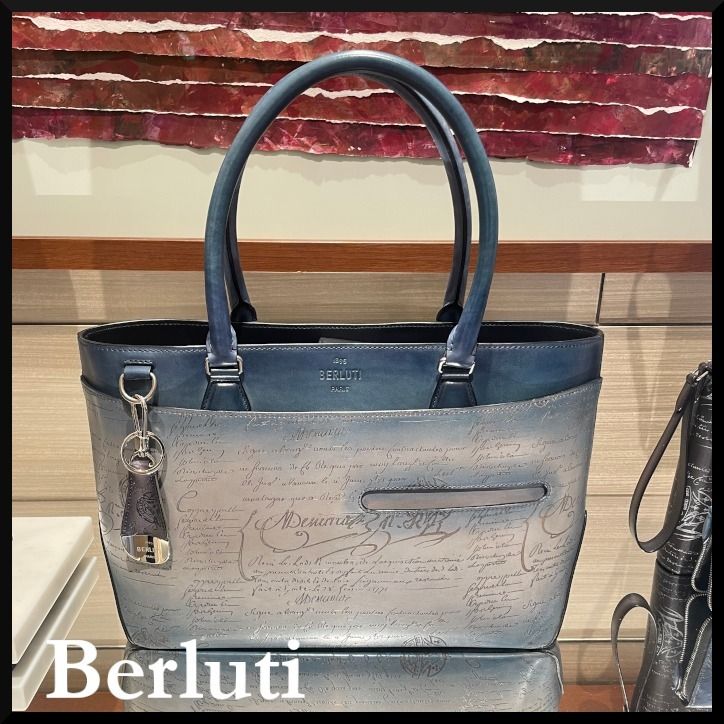BERLUTI】トゥジュール ミニ スクリット トートバッグ (Berluti/トート