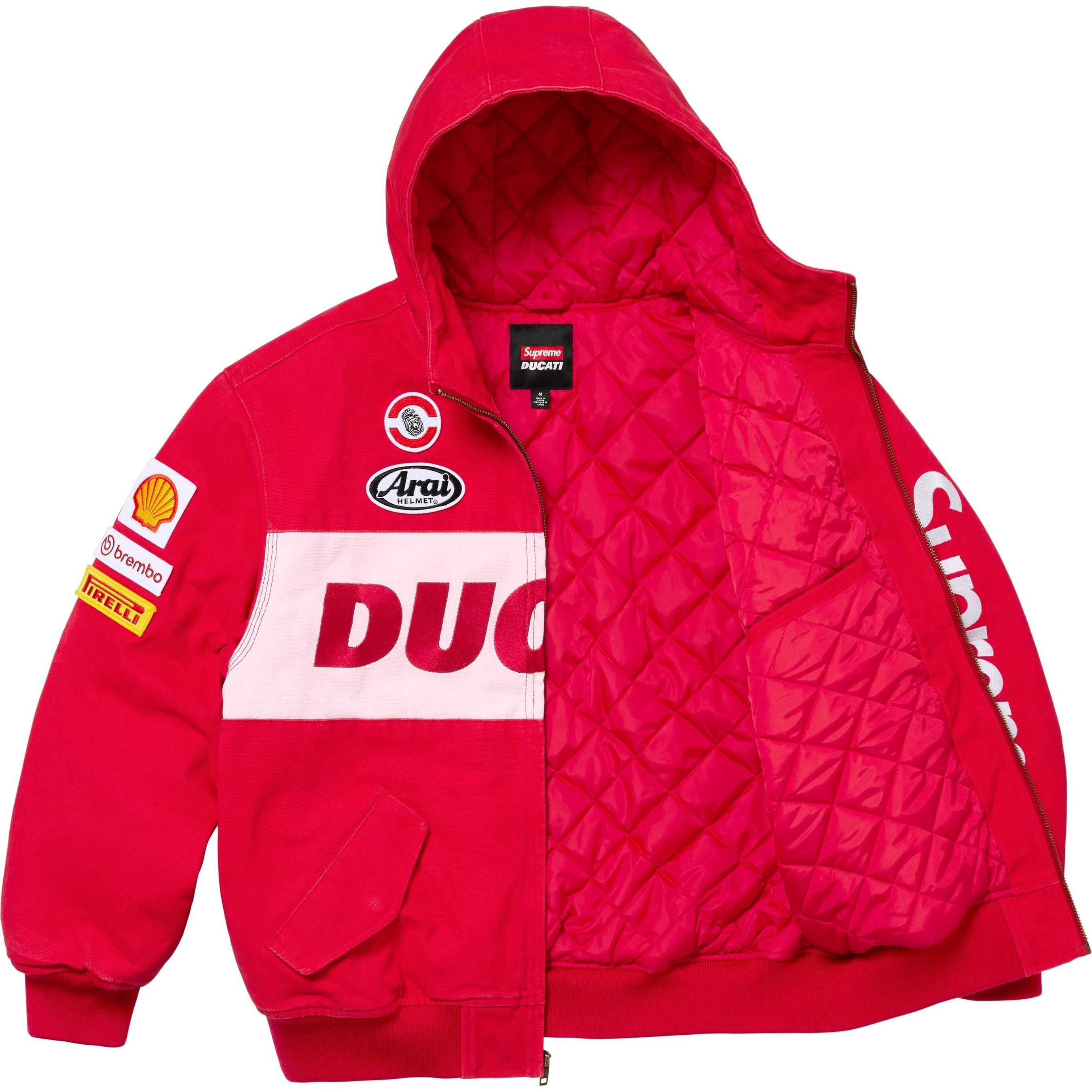 SS24 Supreme Ducati Hooded Racing Jacket - ジャケット (Supreme