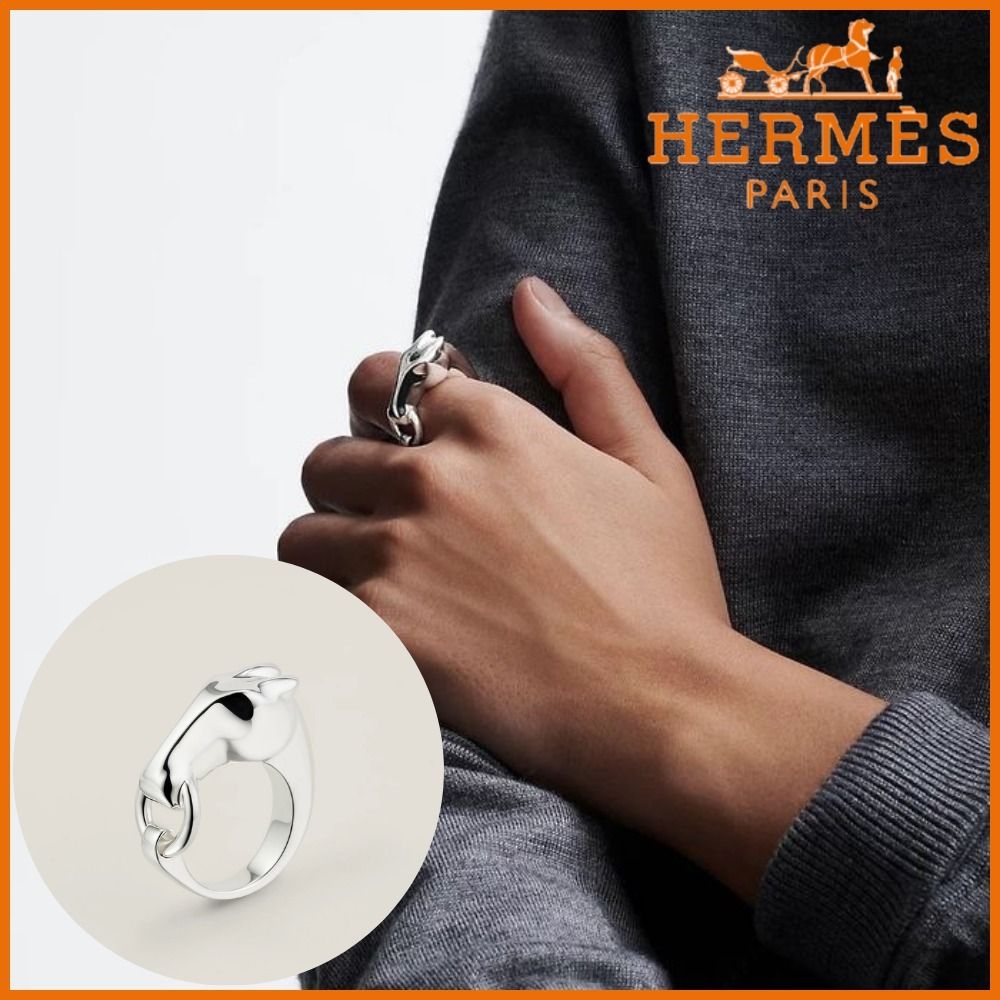 存在感◎】Hermes ギャロップ エルメス リングPM (HERMES/指輪・リング