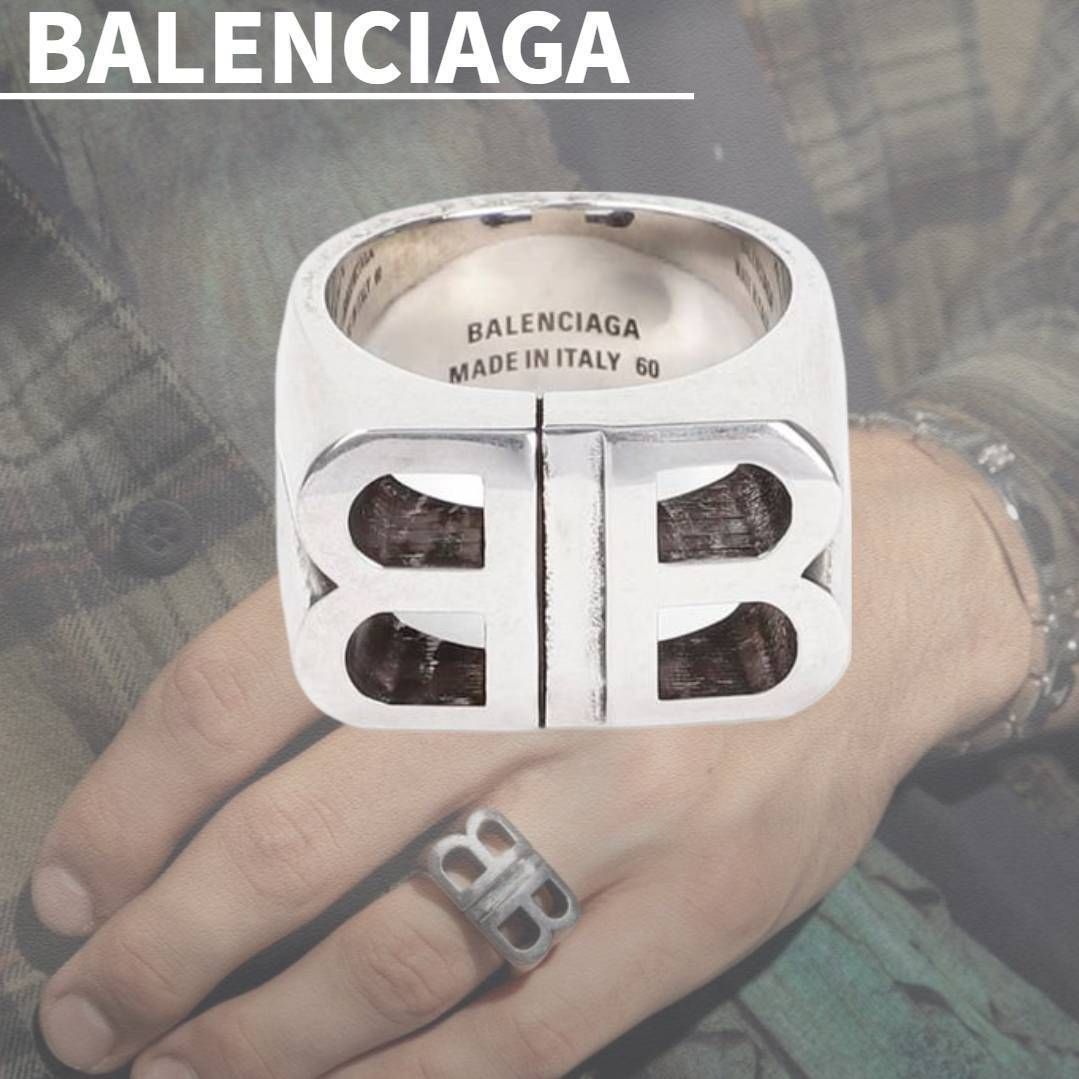 関税込【BALENCIAGA】Pitbull シグネットリング (BALENCIAGA/指輪