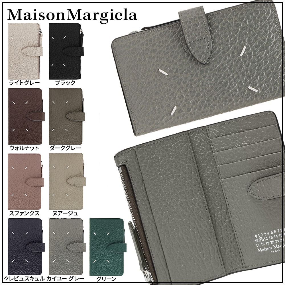 国内直営【Maison Margiela】4ステッチ ジップウォレット (Maison