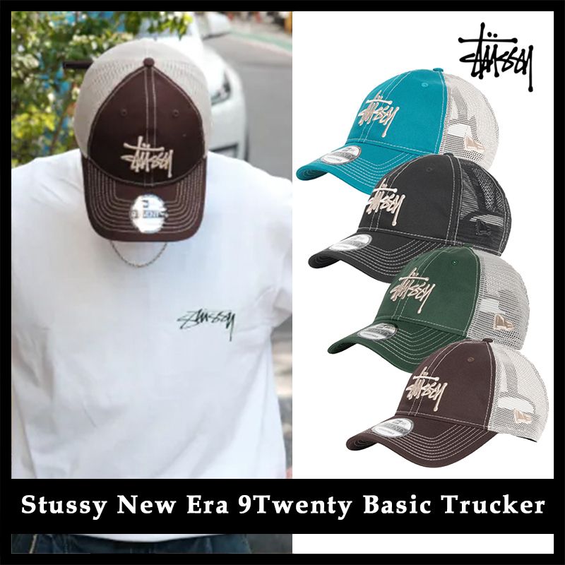 ☆ステューシー☆Stussy New Era 9twenty Basic Trucker☆ (STUSSY