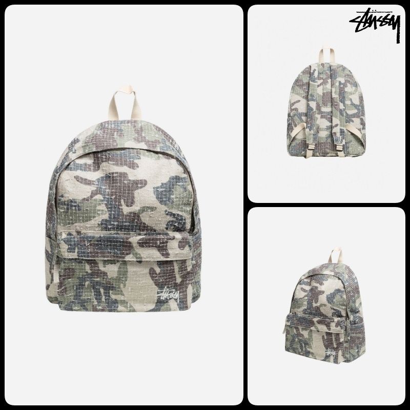 ステューシー】Stussy Needle Punch Backpack Camo ☆人気☆ (STUSSY