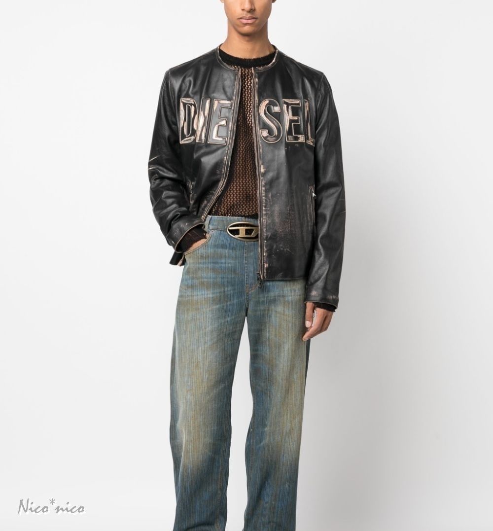 DIESEL】L-Met レザージャケット SEVENTEENホシ着用 *送関込* (DIESEL