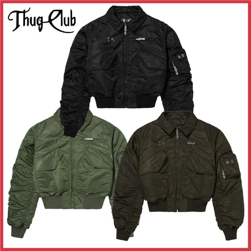 THUG CLUB】a wingless bird MA-1 ジャケット (Thug Club/MA-1
