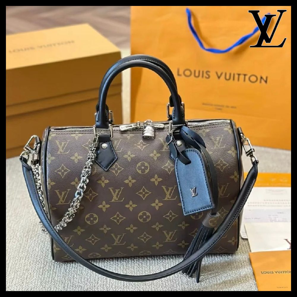 クール♪】Louis Vuitton☆スピーディソフト30ダークバッグ (Louis