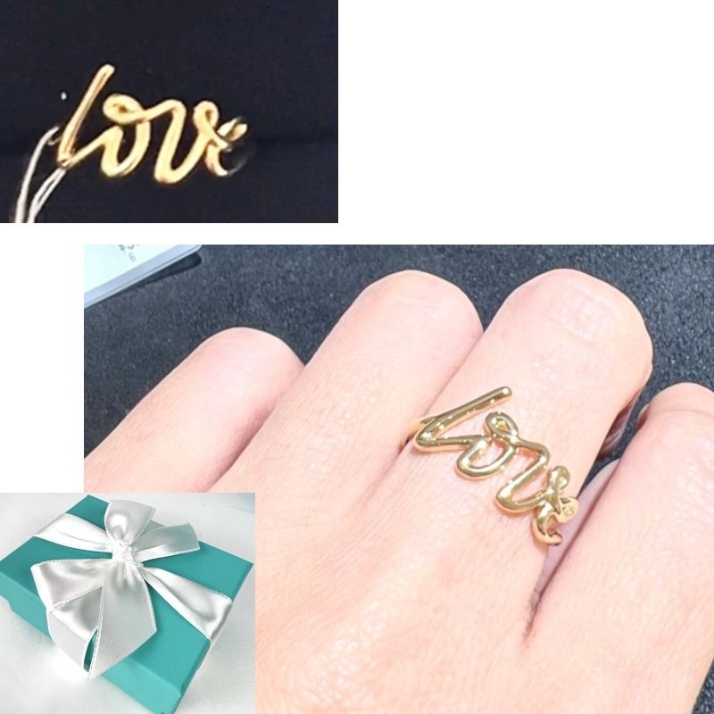 すぐ届く 国内発 ティファニー パロマ グラフィティ ラブ リング