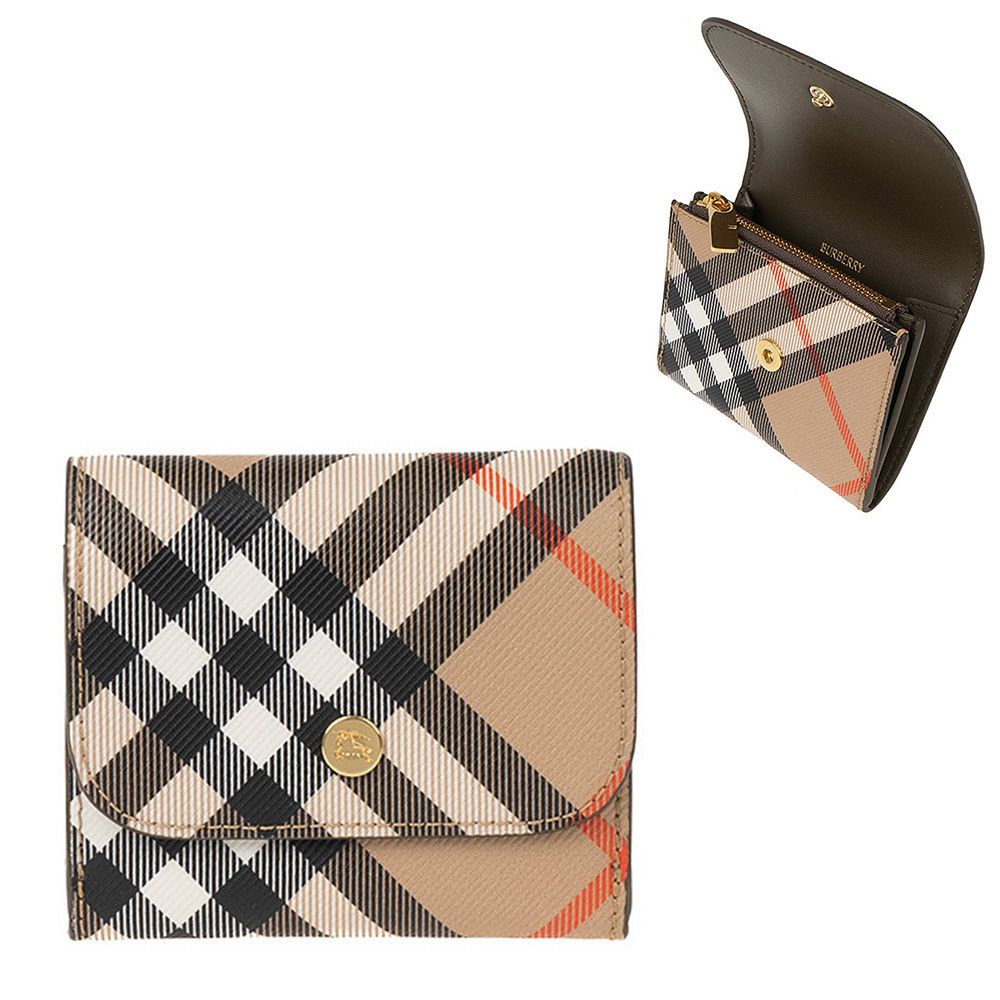 関税負担なし☆Burberry バーバリーチェック コインカードケース