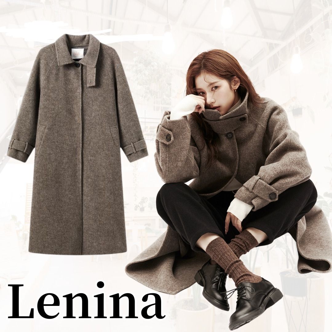 Lenina】サナ着用 ANDY balmacaan handmade coat 送料込 (LENINA