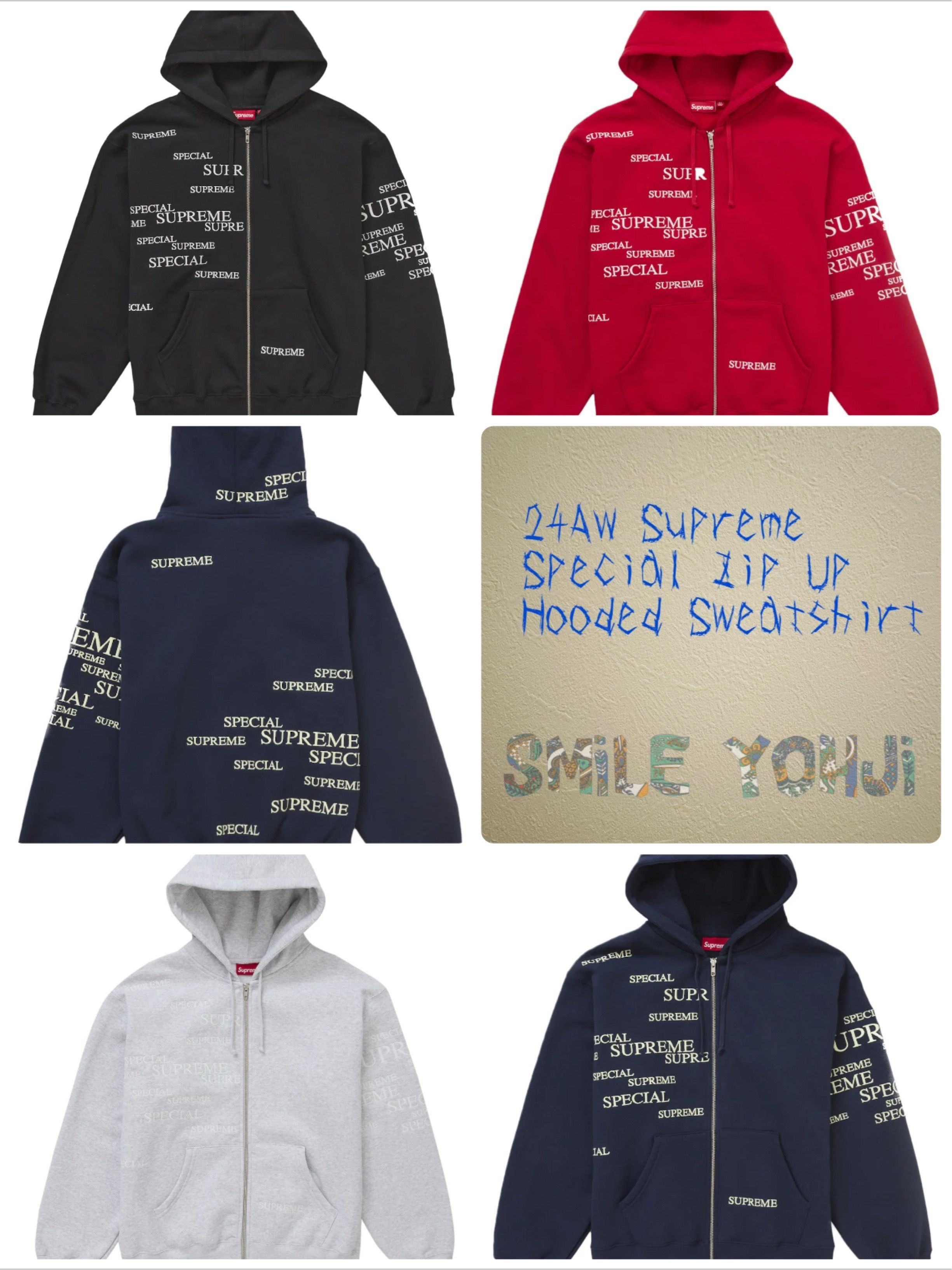 ☆24AW WEEK12☆Supreme Special Zip Up Hooded Sweatshirt (Supreme