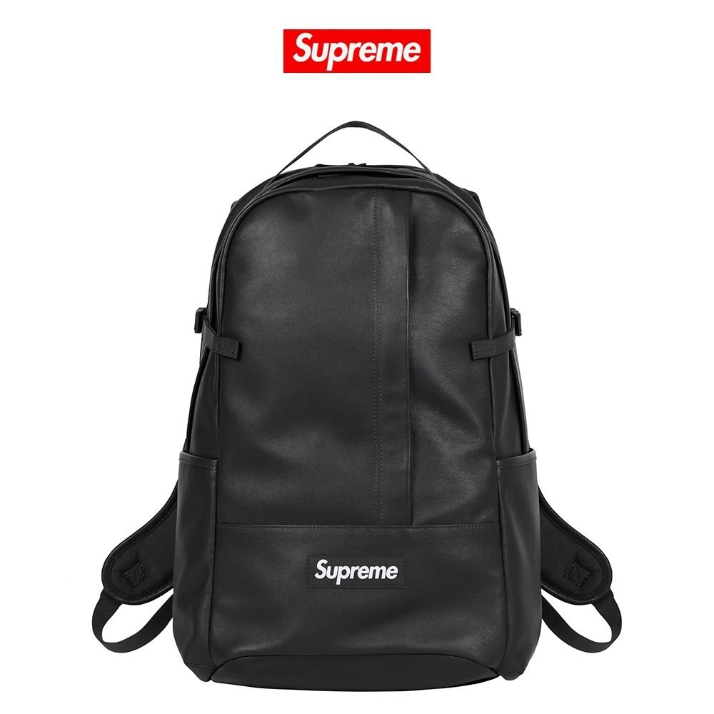 Supreme】 Leather Backpack Black - 24FW (Supreme/バックパック