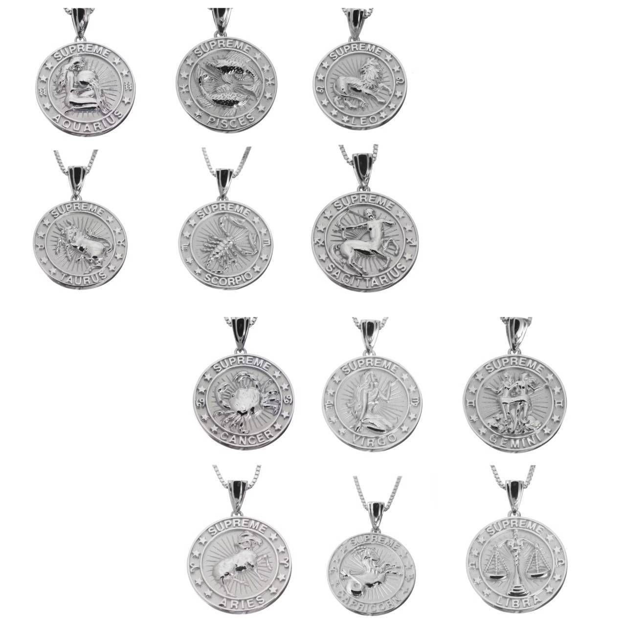 Supreme x Jacob&Co☆シルバー星座ネックレス☆Zodiac Pendant