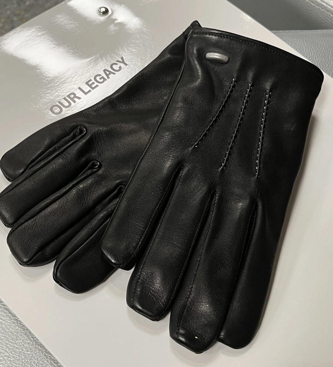 裏地ウール /2色】OUR LEGACY レザーグローブ HIS GLOVES (OUR LEGACY