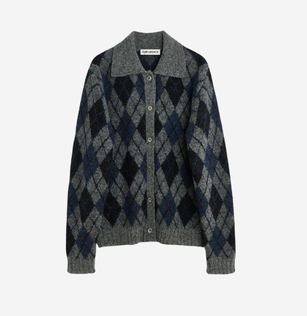 OUR LEGACY】EVENING POLO Soft Duke Argyle (OUR LEGACY/カーディガン