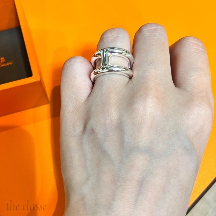 クール】HERMES エルメス Osmose オスモズ PM 57 58 リング (HERMES
