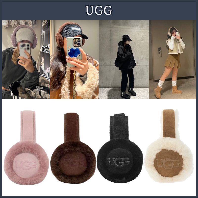 UGG】☆人気商品☆刺繍ロゴイヤーマフ (UGG/イヤーマフ) 113835943
