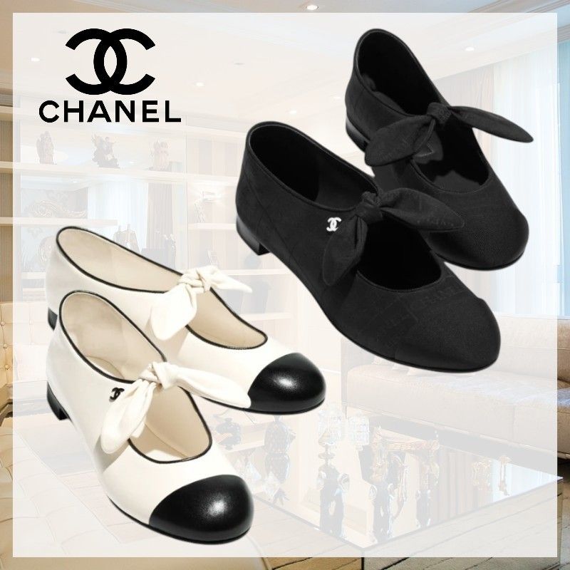 リボンが可愛い♪】CHANEL CCロゴ メリージェーン (CHANEL/パンプス