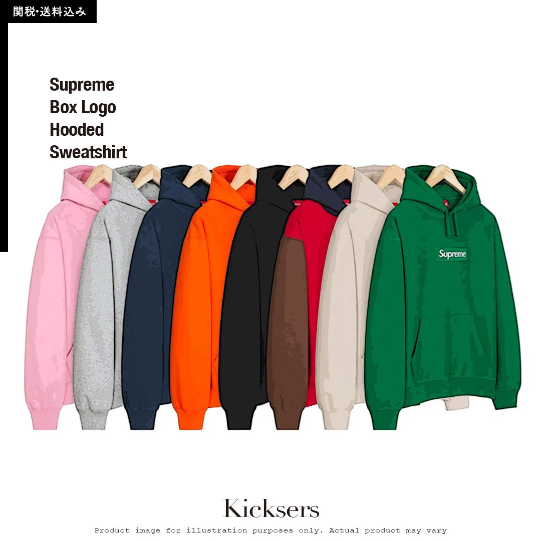 24FW Supreme Box Logo Hooded Sweatshirt ボックスロゴパーカー