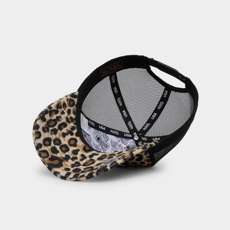 Von Dutch ボンダッチ 帽子 メッシュキャップ レオパード (Von Dutch