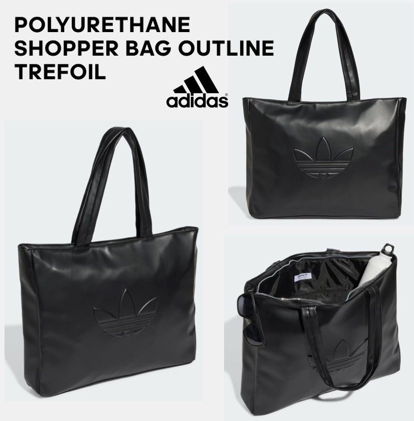 最新！アディダス☆Polyurethane Shopper Bag Outline Trefoil (adidas