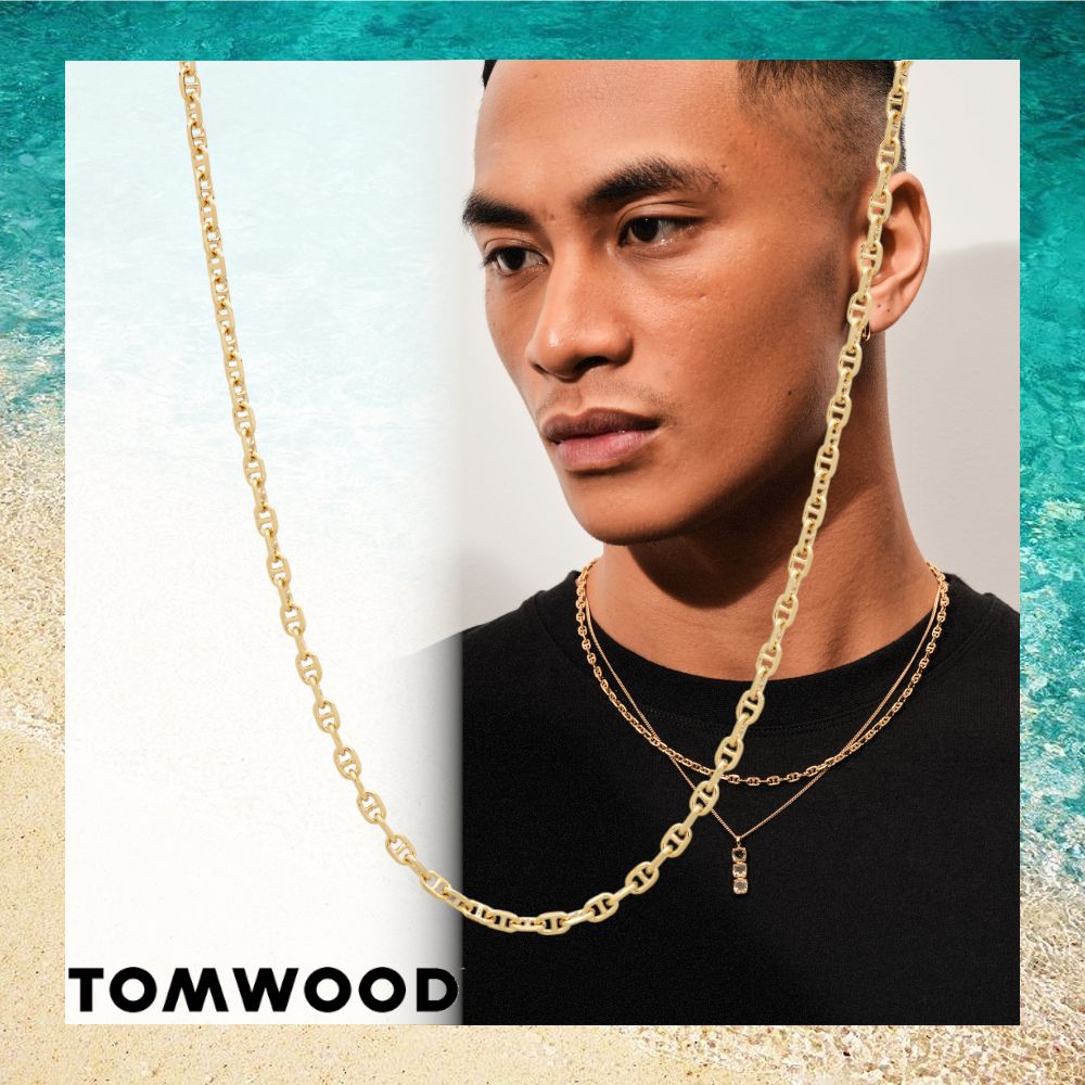 シンプル【Tom Wood】Cable Chain Gold 20.5inch (Tom Wood/ネックレス