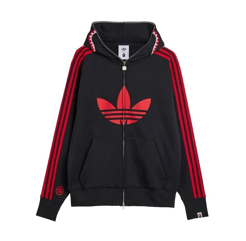 ☆ADIDAS X BAPE☆ ULTIMATE SHARK HOODIE BLAC (A BATHING APE