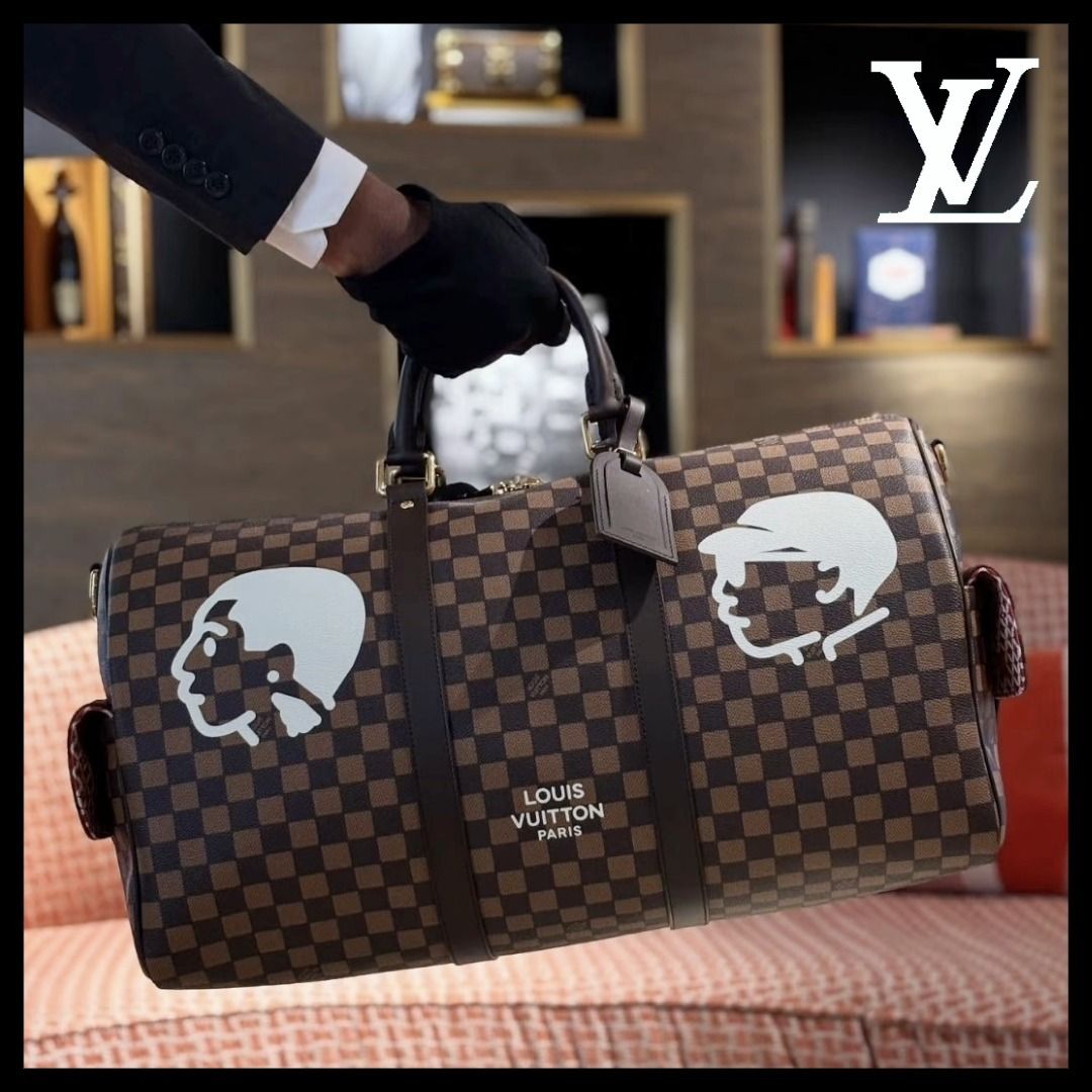NIGOコラボ♪限定】LouisVuitton☆キーポル バンドリエール 50 (Louis