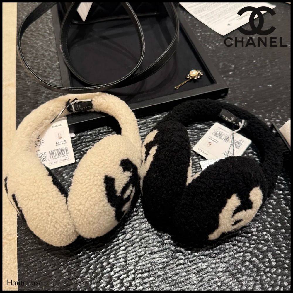 新作♪モコモコ♡【CHANEL】シャネル イヤーマフ CCマーク (CHANEL