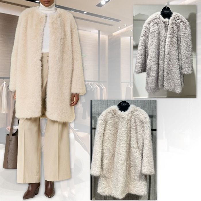 ☆日本未入荷☆】MAXMARASTUDIO ☆ フェイクファーコート EROS (Max