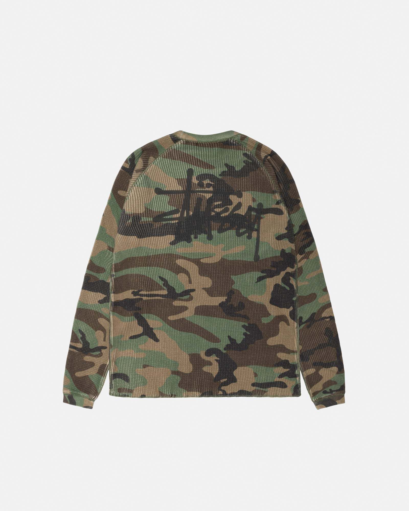 Stussy】 正規品☆ Basic Thermal Woodland Camo ☆人気 (STUSSY/T