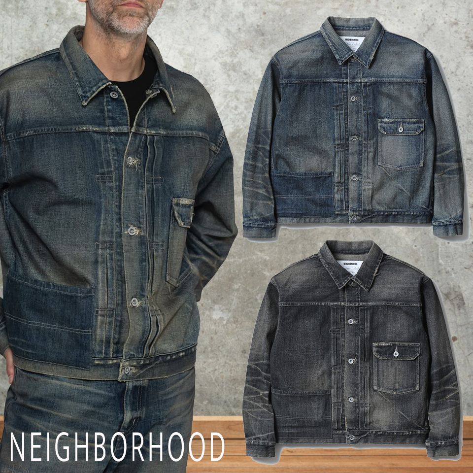 Neighborhood】25AW SAVAGE DENIM TYPE-1 JACKET すぐ届く