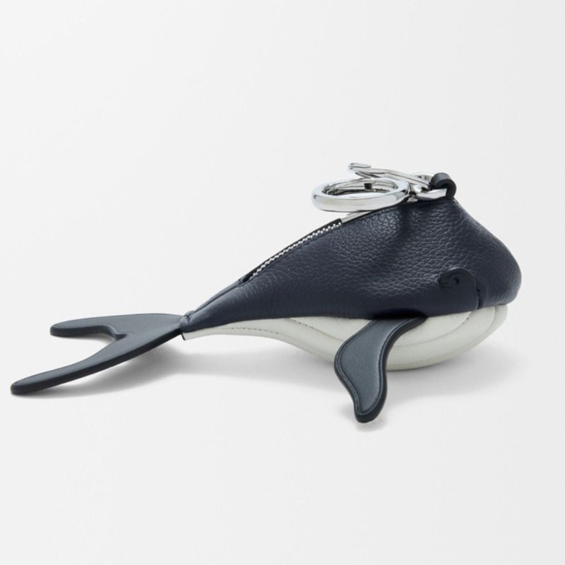 LOEWE ロエベ バッグチャーム クラシックカーフ クジラ フープ (LOEWE