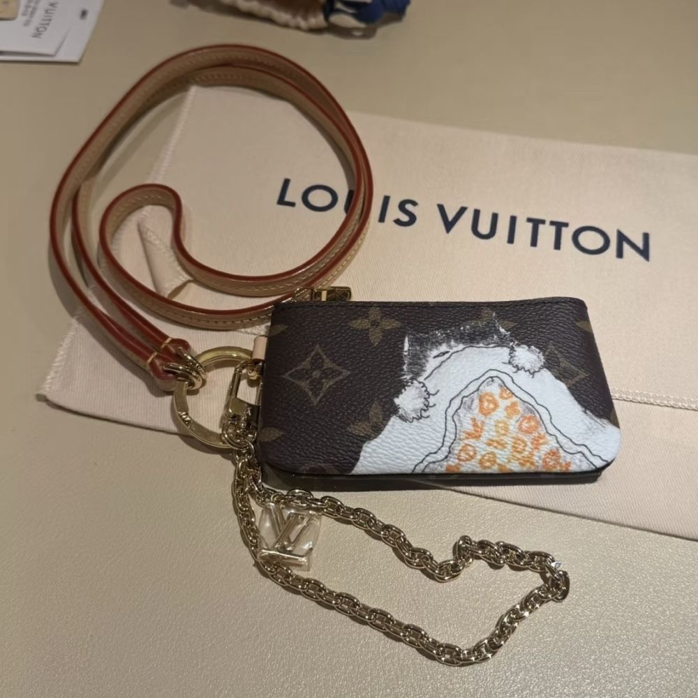 ルイヴィトン】フォン ホルダー 携帯ストラップ コインケース (Louis