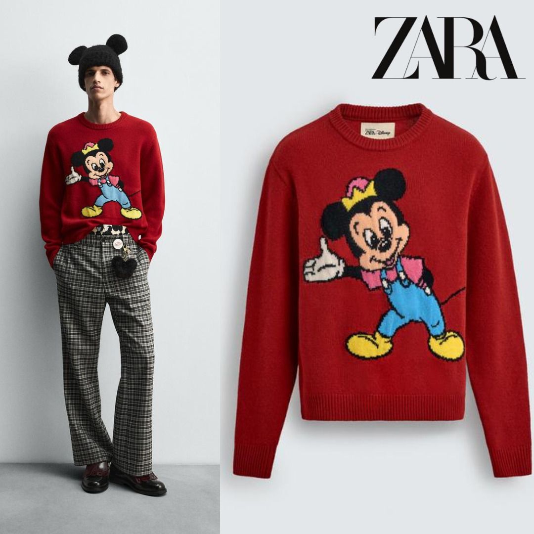 ZARA］MONTY ウールセーター HARRY LAMBERT FOR ZARA X DISNEY (ZARA