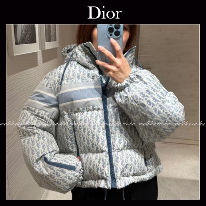 国内発☆【Dior】Alps フード付き パファージャケット (Dior/ダウン