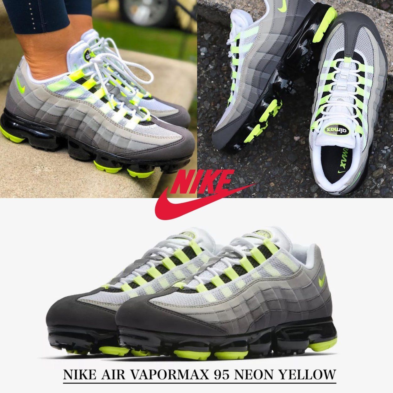 AIR VAPORMAX 95 NEON - ヴェイパーマックス 95 イエローグラデ (Nike