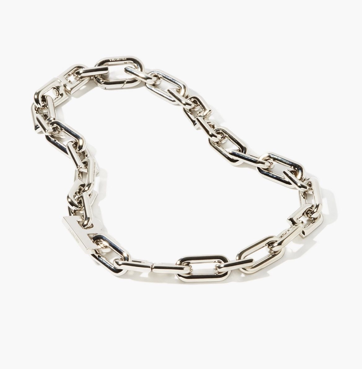 BALENCIAGA Bプレート チェーン ネックレス 人気 (BALENCIAGA
