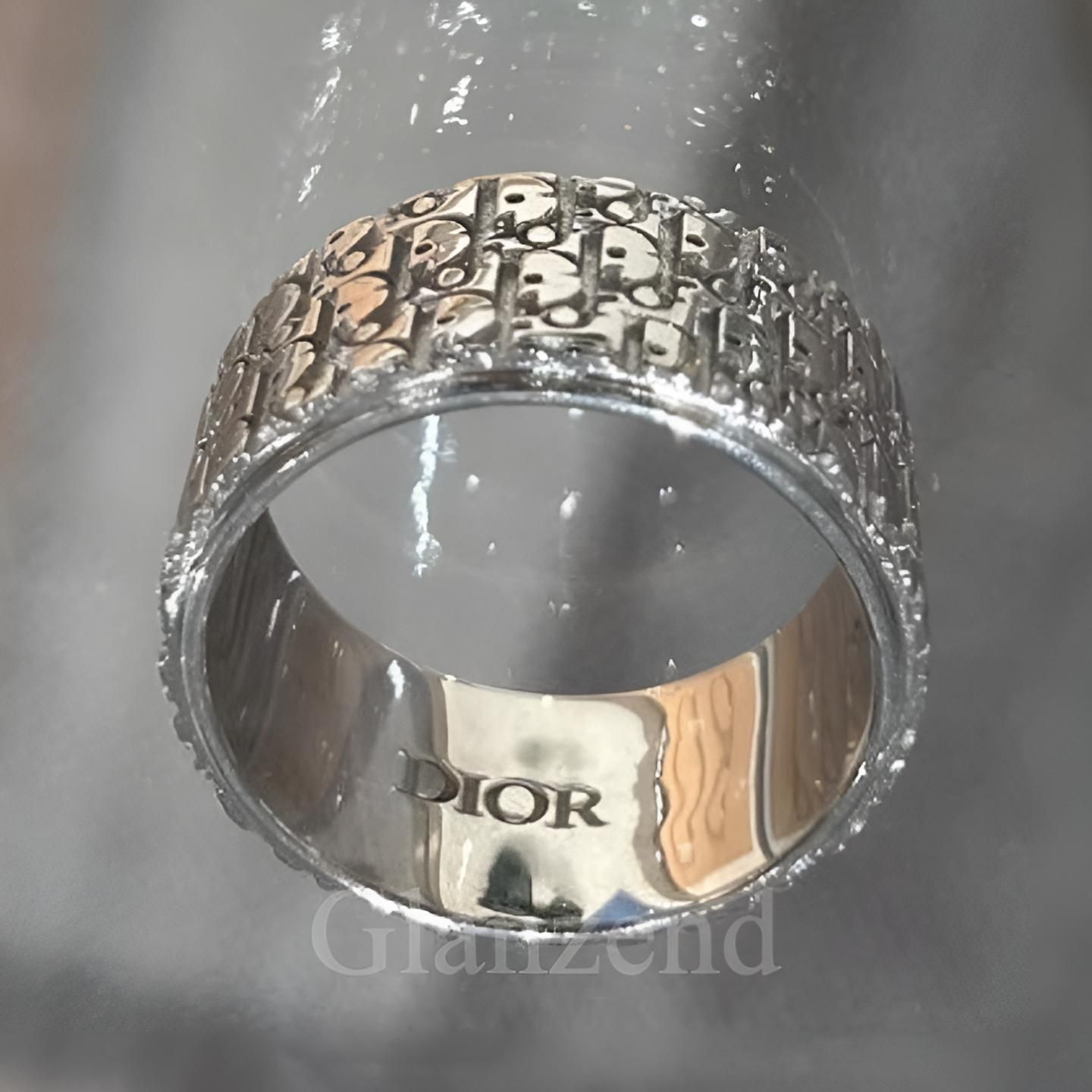 直営店買付【Dior】ディオール オブリーク シルバーリング (Dior/指輪