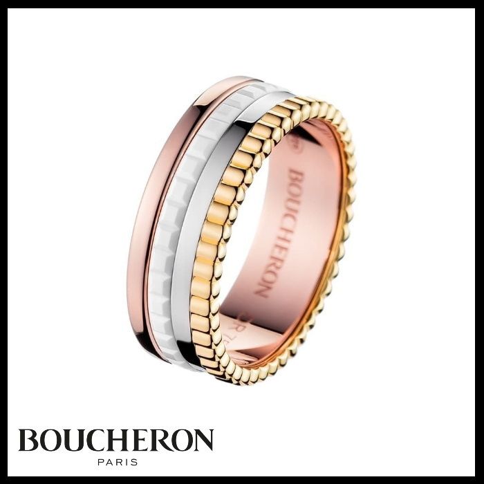 BOUCHERON QUATRE WHITE キャトル ホワイト リング スモール