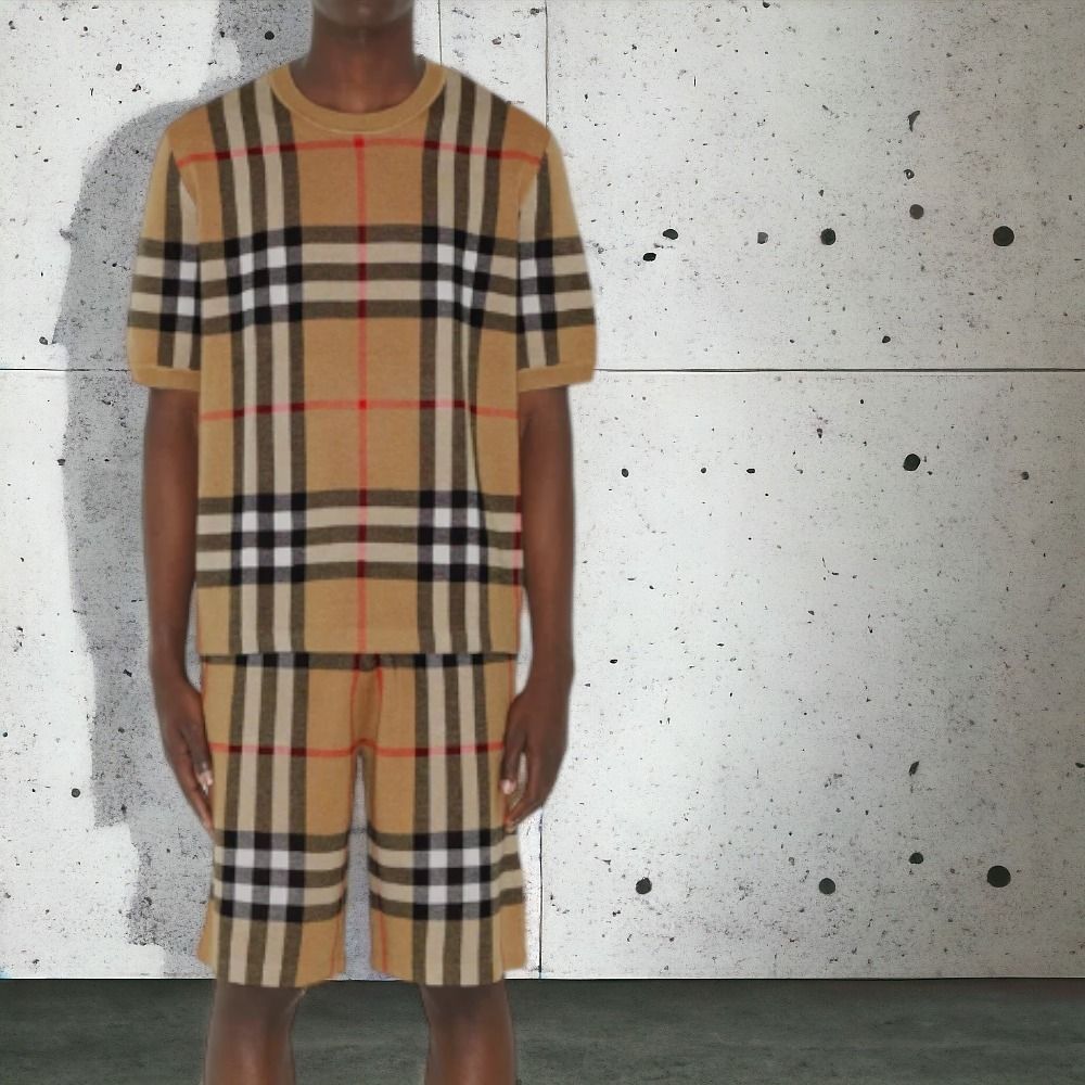 アイコニックな存在感◇BURBERRY◇Silk Wool Jacquard set up