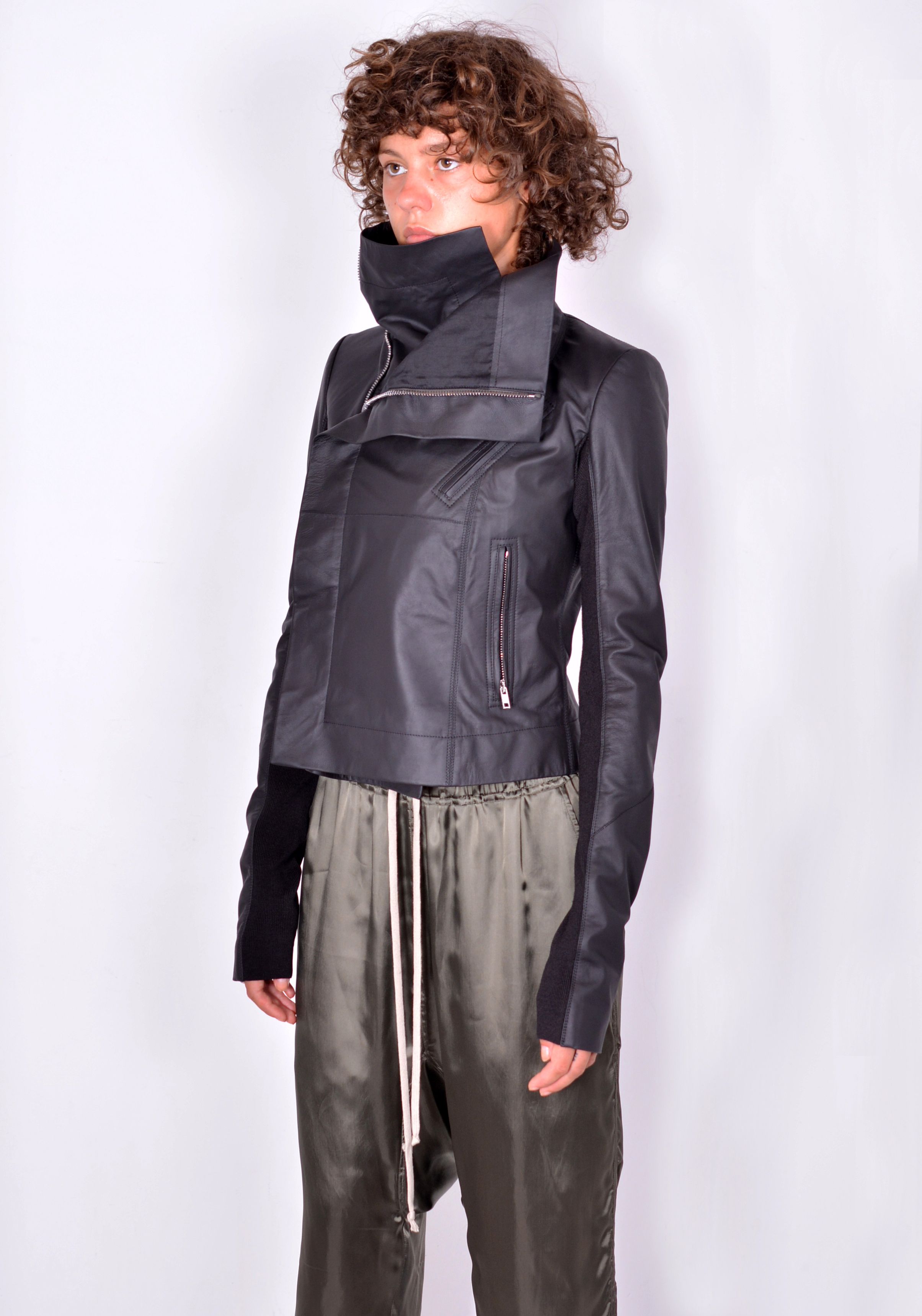正規店出品】RICK OWENS CLASSIC BIKER JACKET BLACK (RICK OWENS