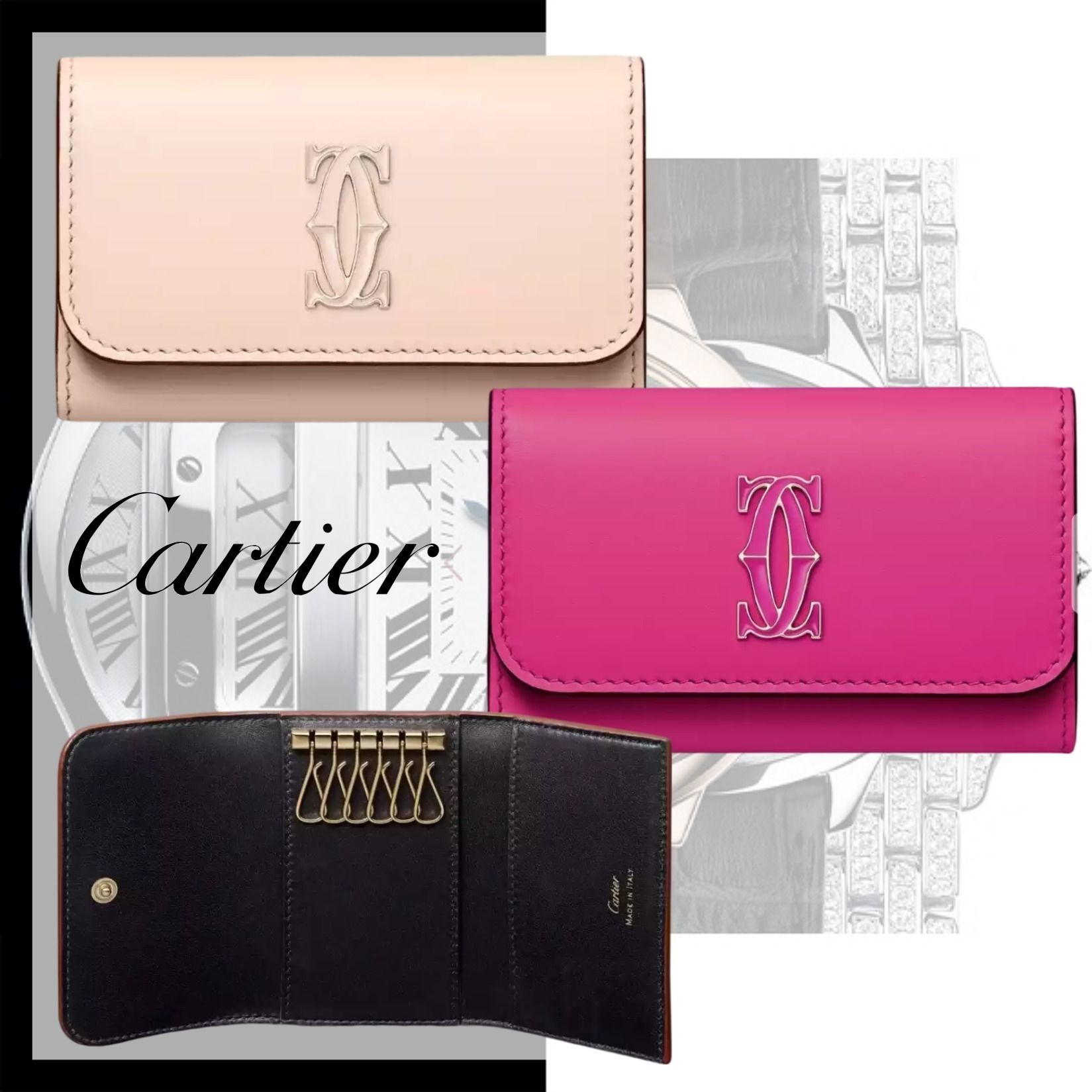 すぐ届く☆ギフトに◎【カルティエ】キーケース 2色展開 関税込