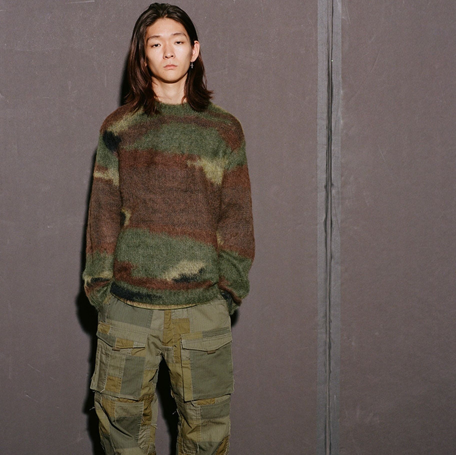 Supreme JUNYA WATANABE COMME des GARCONS MAN モヘアニット (Supreme